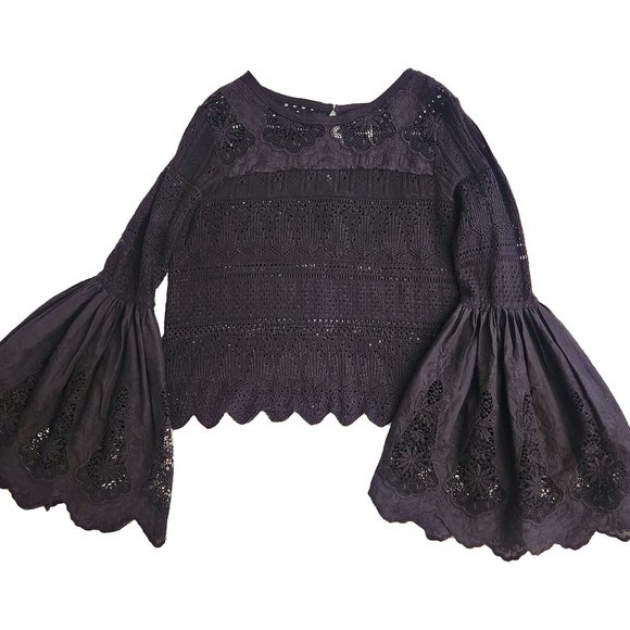 Free People Tops - Free People "Once Upon A Time" Lace Sweater